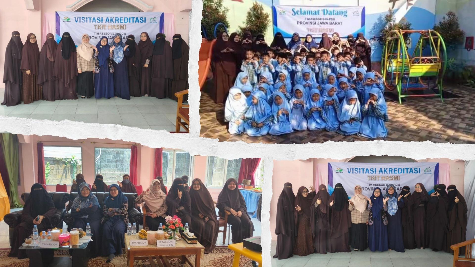 VISITASI AKREDITASI TKIT HASMI OLEH TIM ASESOR BAN BDM PROVINSI JABAR